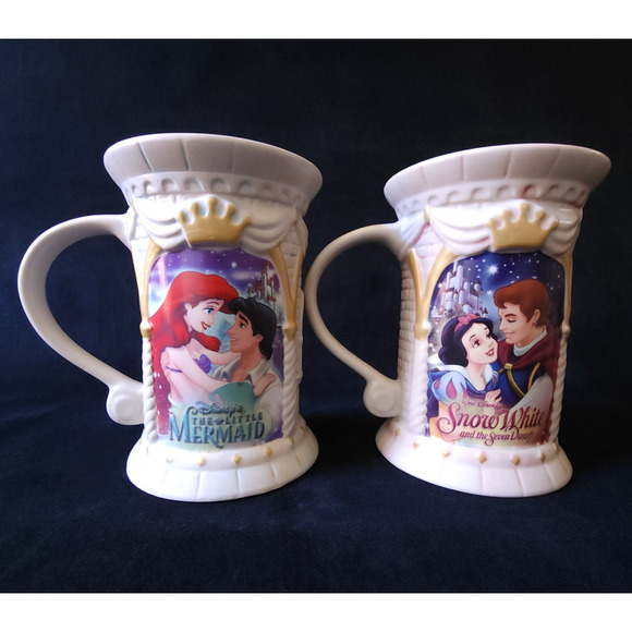 Vintage Disney Store Exclusive Ceramic Coffee Mug Cup Set of 6 12 oz Rare - Picture 14 of 14